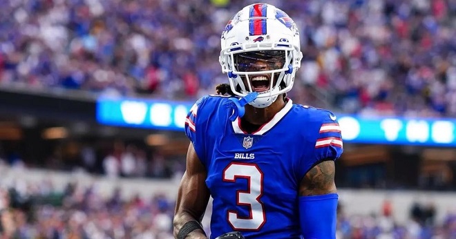 Damar Hamlin kerää 2023 George Halas -palkinnon saajaa